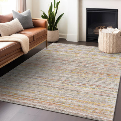 Tapis terre cuite intérieur / extérieur lavable à la machine Claudian ACN1239