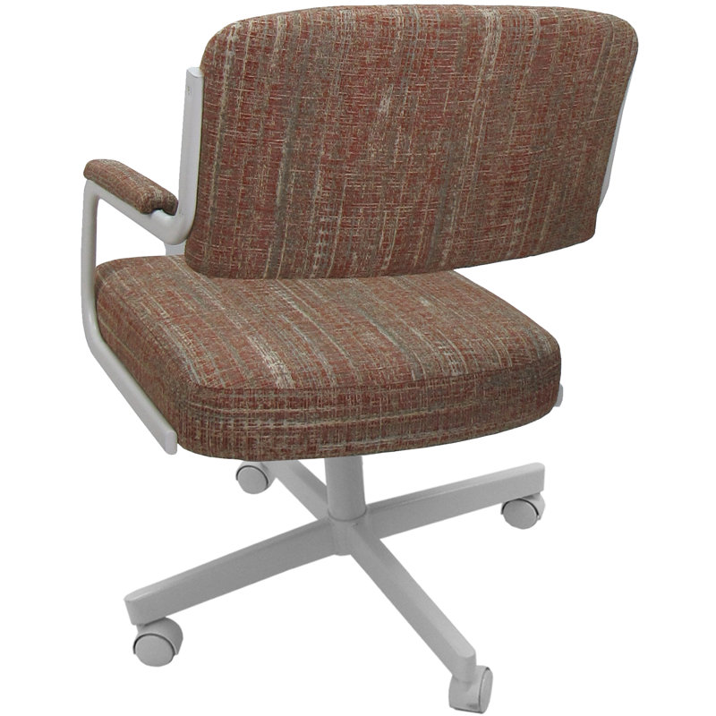 Chaise de salle à manger Huriyyah, Blanc, Rouge