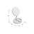 Glass Frame Round Freestanding Mirror-662988365
