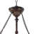 Tiffany Stained Glass 3-light Glass Chandelier