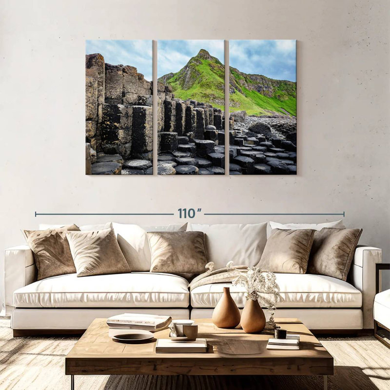 Rorry Giant's Causeway Basalt Columns, 48" H x 74" W