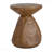 Outdoor Patio Mgo Wood Side Table, Wood Grain Finish, Set Of 1