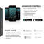 Ventilateur de plafond intelligent d'intérieur / extérieur à 9 pales Wynd XL avec télécommande et ensemble d'éclairage à DEL inclus, fonctionne avec Alexa et une application pour Android-55426051