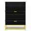 Range-chaussures avec 2 tiroirs rabattables et 2 tablettes, étagère à chaussures autoportante moderne-1871868039