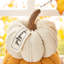 13"H Fall Stacked Fabric Pumpkin