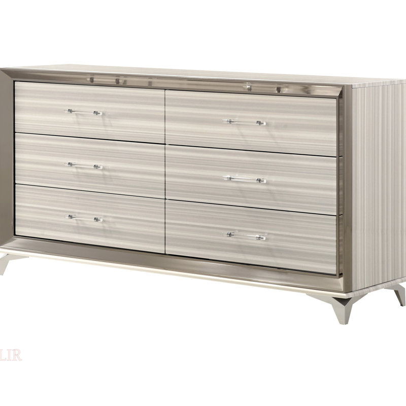 Vaisselier blanc Star (commode