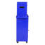Armoire à outils roulante en métal avec plateau amovible et grande capacité - 5 poignées latérales bleues-53920035