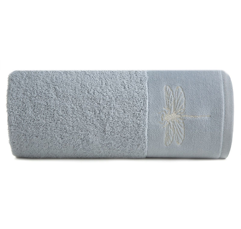 Custar Midweight Jacquard Hand Towel, Matt Brushed Nickel