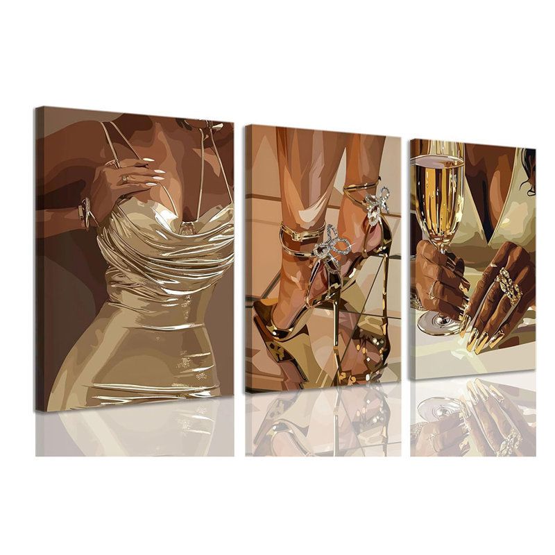 3 Piece Wrapped Canvas Print