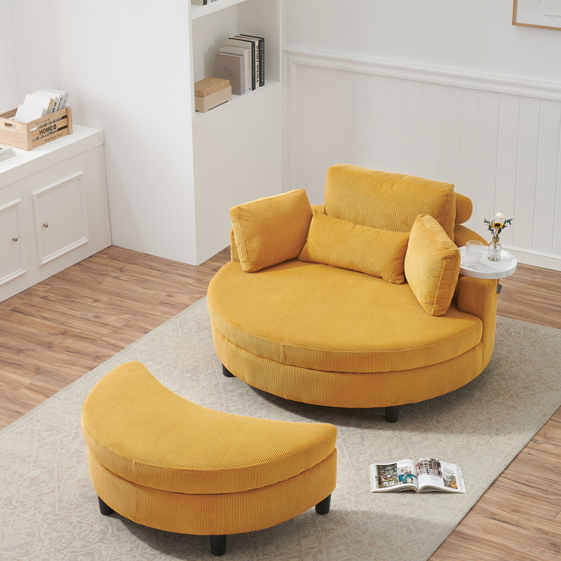 Velours côtelé 50,2 pouces Comfy