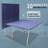 Mid-Size Table Tennis Table Foldable & Portable Ping Pong Table Set for Indoor Games with Net