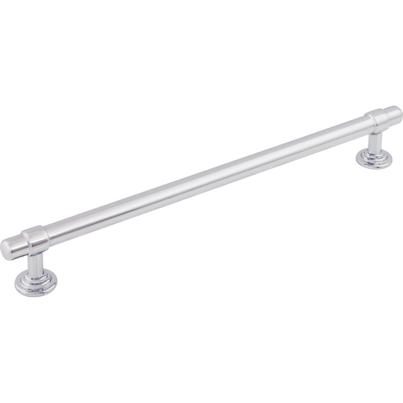 Ellis Bar Pull, Polished Chrome, 8 13/16" Center to Center