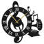 Grande horloge murale silencieuse en métal-98916687-98916688