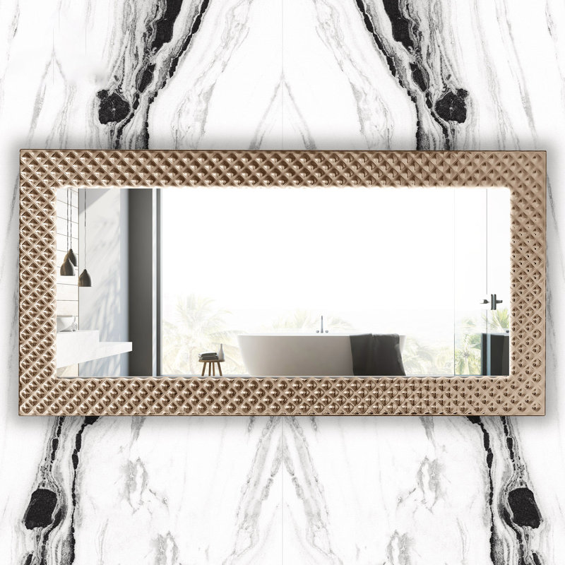 Lucent Glass Lighted Mirror