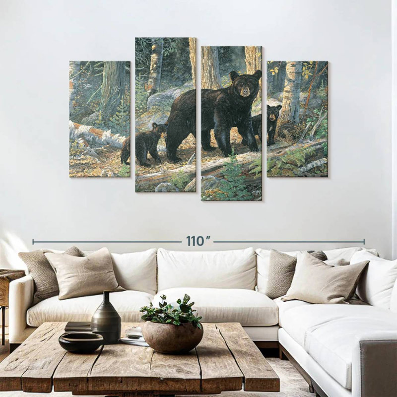 Brampt Woodland Lessons, 54" H x 84" W