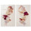 Ensemble d'art abstrait bohème « Burgundy Flow Duet » sur toile acrylique par Art Remedy, prêt à  accrocher, 10 x 15