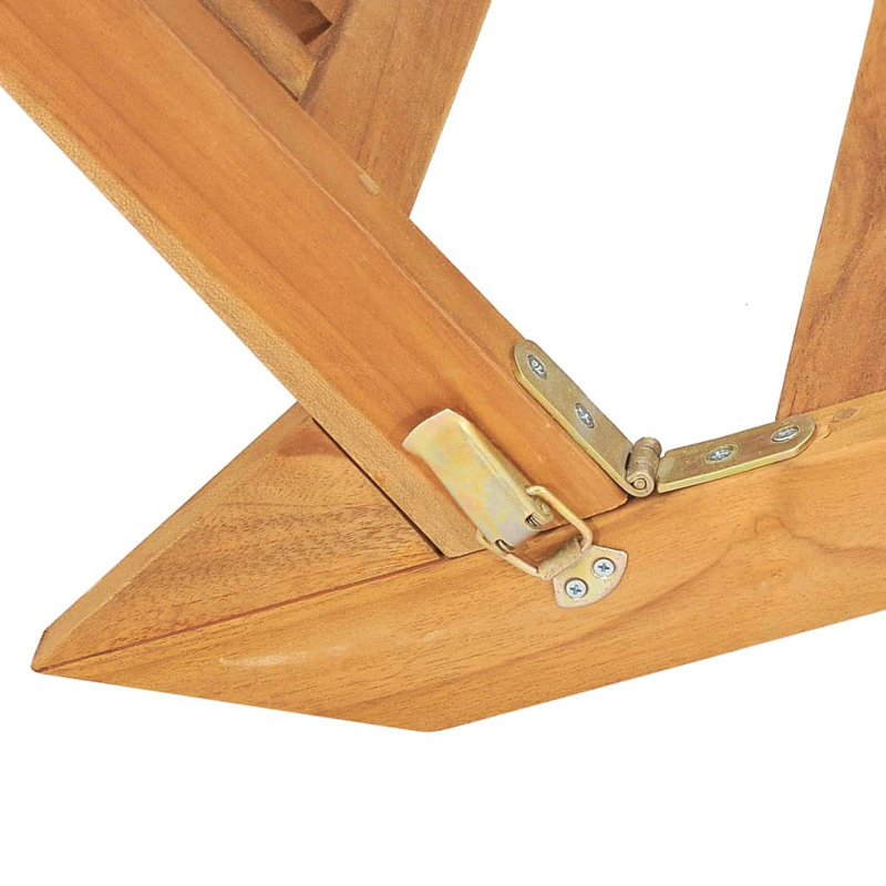 Saunders 160cm Long Reclining Teak Single Chaise