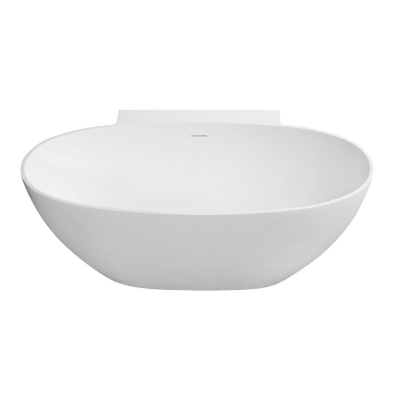 Baignoire de trempage autoportante L 63 po x l 34 po Acrticstone