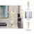 Glass Aluminum Metal Vase Glam Style Single Decorative Accent Piece with Elegant Flared Design and Textured Pedestal Base for Modern Aesthetic and Sophisticated Display in Home Decor Settings-1492409167
