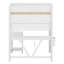 Lit mezzanine peu encombrant avec bureau, tablettes, lumières DEL et station de charge-129169058