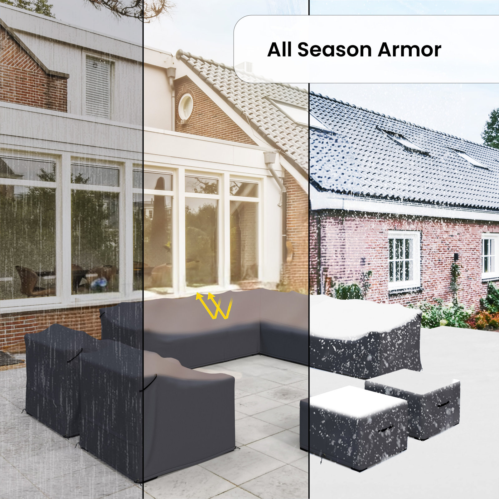 Wicker Group Seating Furniture Cover