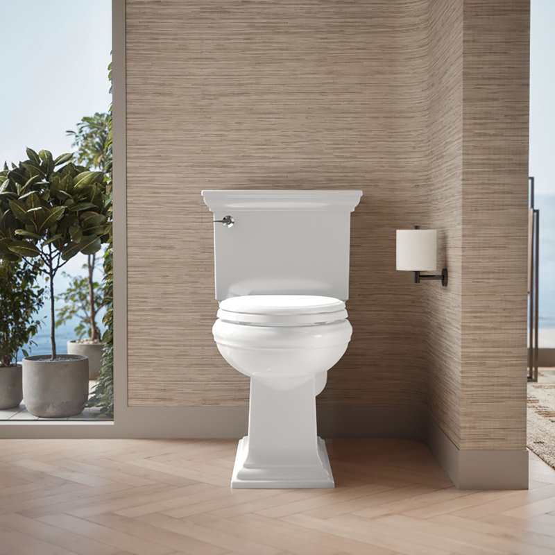 Memoirs® 1.28 GPF (Water Efficient) Elongated Toilet Bowl with High Efficiency Flush (Seat Not Included), White