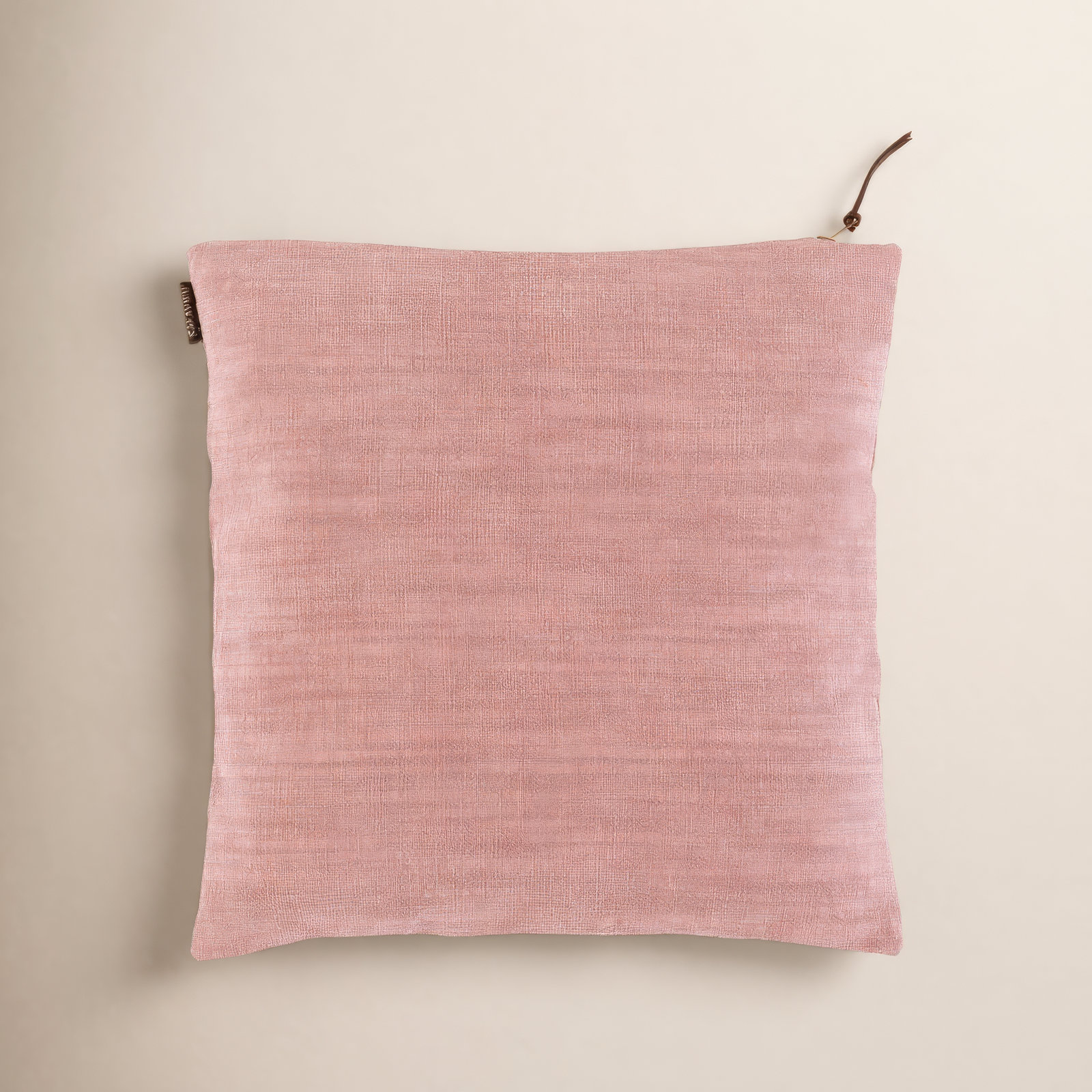 Cale 18" x 18" Cotton Throw Pillow, Light Purple