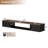 67'' Floating TV Stand for TVs up to 78", Farmhouse Wall Mounted Entertainment Center with Storage Cabinets & Open Shelf, Modern Wood Media Console-1915859842