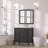 Bathroom Vanity with Sink (Black)