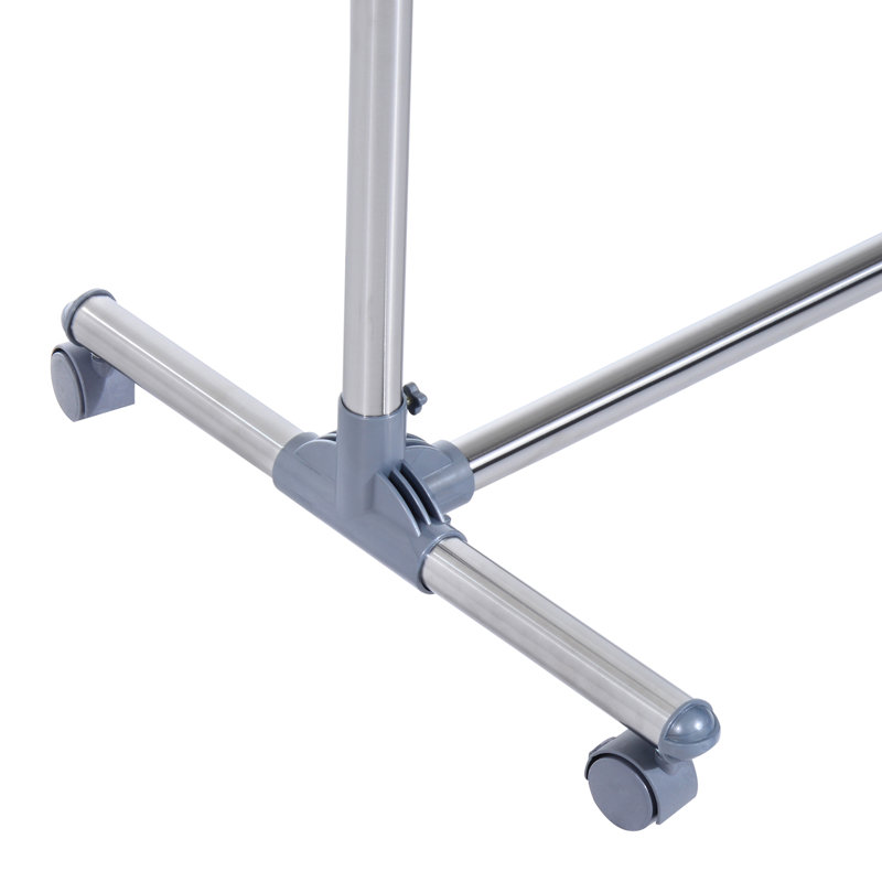 Adjustable Rolling Clothing Rack