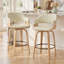 Tabouret de bar pivotant à hauteur de comptoir de 26 po Dowden-273440617-273440619