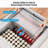 4-Pack Expandable Metal Freezer Baskets, Stackable Chest Freezer Organizer, White-133879156