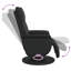  Fauteuil inclinable avec repose-pieds en similicuir noir-1924330595
