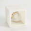 Alabaster Big Eyed Owl in Cube-Sm