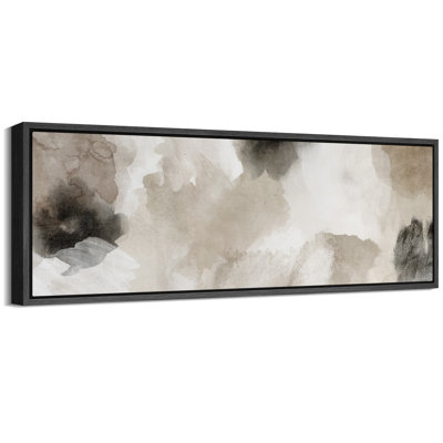 Neutral Watercolor Abstract Earth Tones Minimalist Modern Art