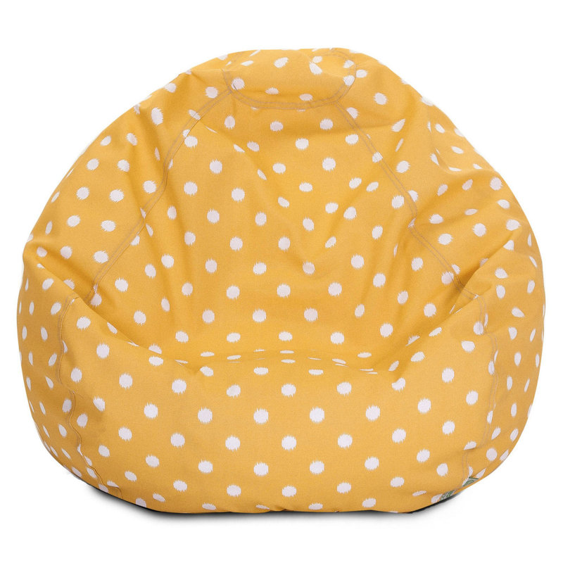 Fauteuil à billes et méridienne Aalin, Agrumes, H 22 po x l 28 po x P 28 po