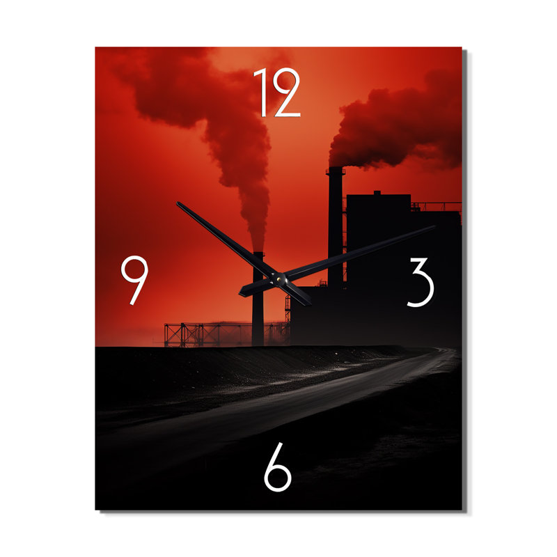 Horloge murale moderne Caleshia, Grand