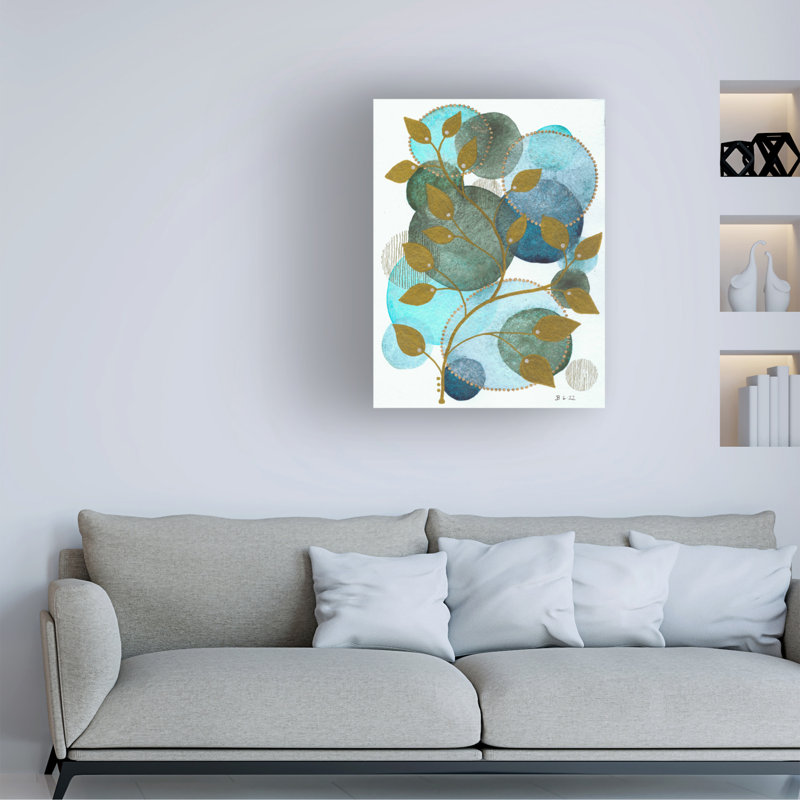 «Jocelyn Benford River Bubbles», art sur toile, H 19 po x l 14 po