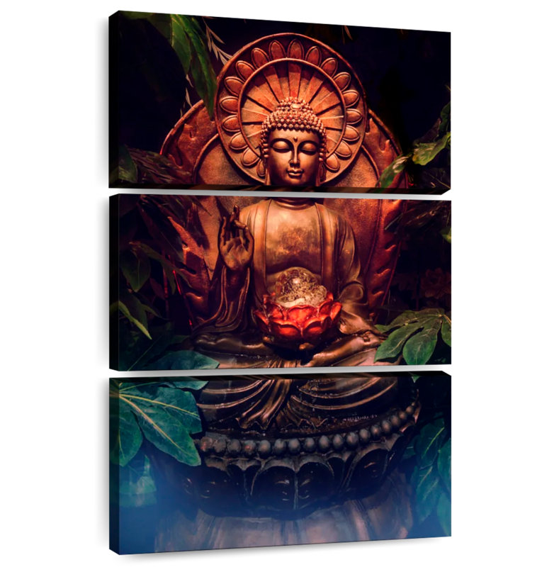 Statue de Bouddha Adella, H 38 po x l 24 po