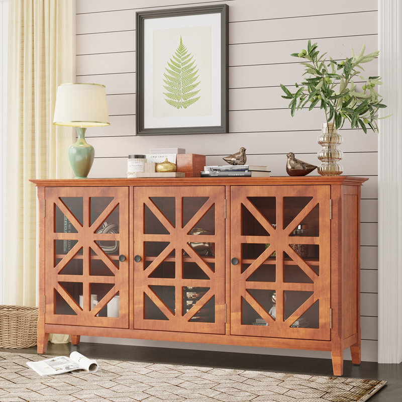 Cabinet-11.24 Accent Cabinet, Brown