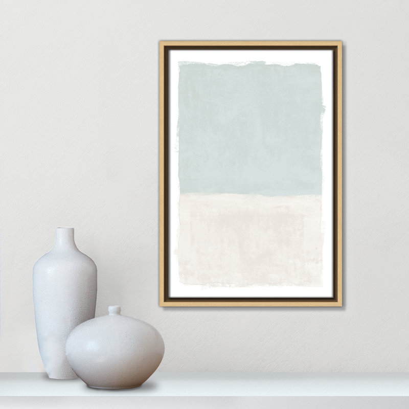 Ocean Tides I Print by Natalie Carpentieri, 13.5'' W x 19.5'' H, Natural Floater
