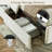 Upholstered Queen Bed Frame with 4 Storage Drawers and 51" Tall Velvet Headboard,No Box Spring Needed,Easy Assembly -1403595642-1403595645