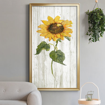 Sunflower In Autumn II - Single Picture Frame Painting on Canvas