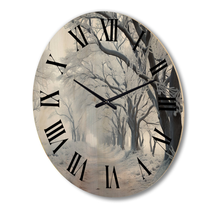 Horloge murale Winter Winter, Très grand