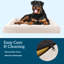 Lit pour chien moyen PETMAker 45 po avec housse lavable à la machine-112326210-112326209