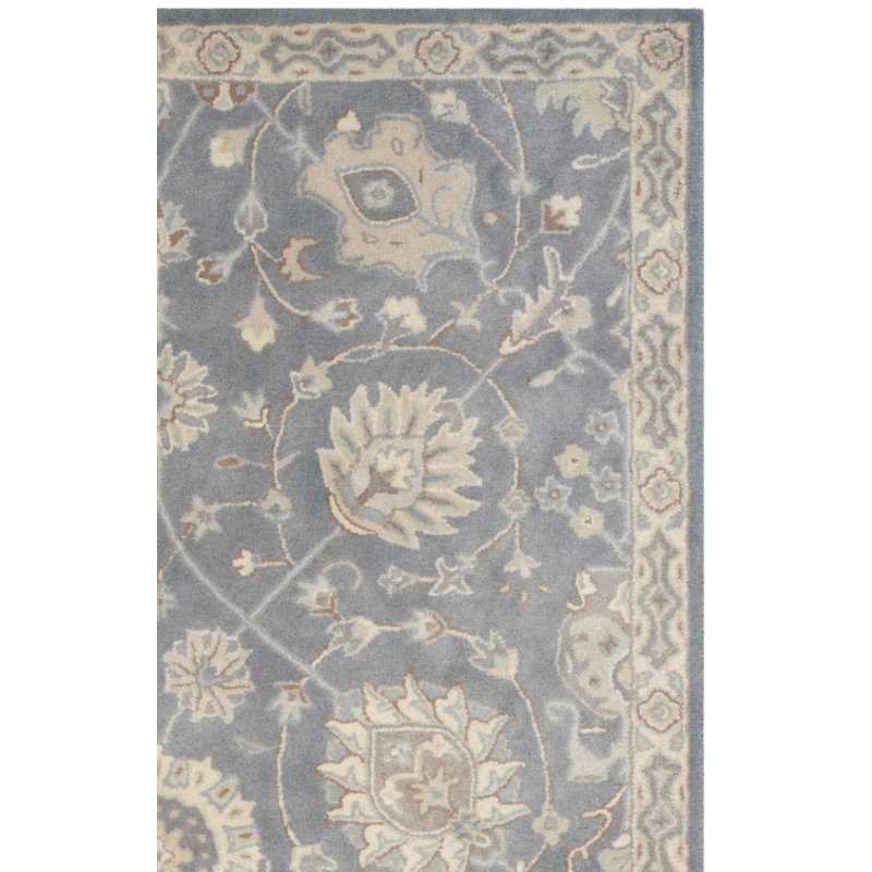 Tapis oriental en laine touffeté à la main Wahcheechee, Rectangle 8 pi x 10 pi