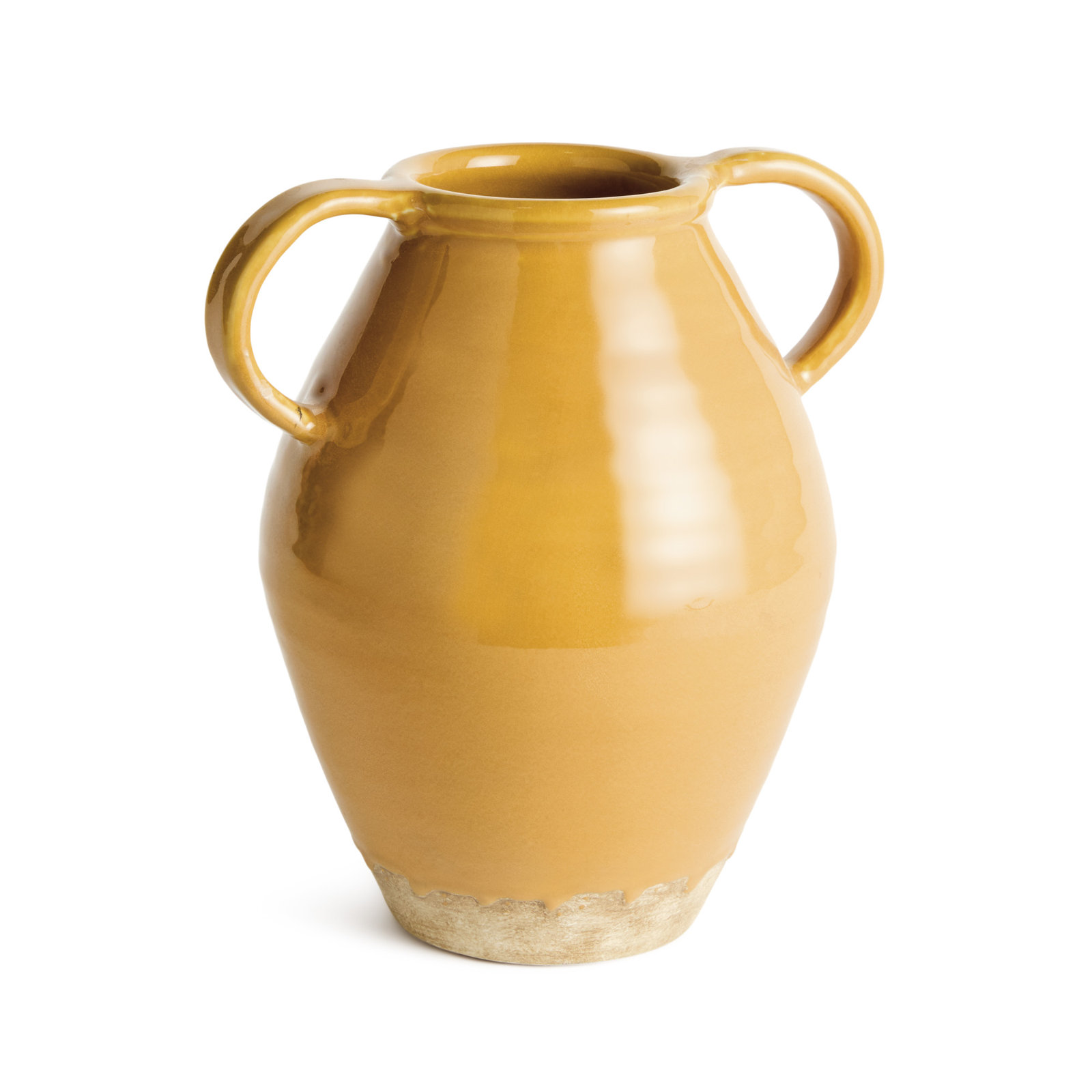 Johnna VASE WITH HANDLES SMALL, Yellow