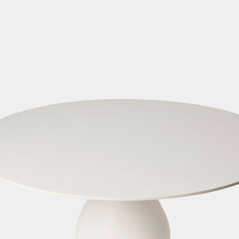 Baobab Round Mahogany Wood Dining Table