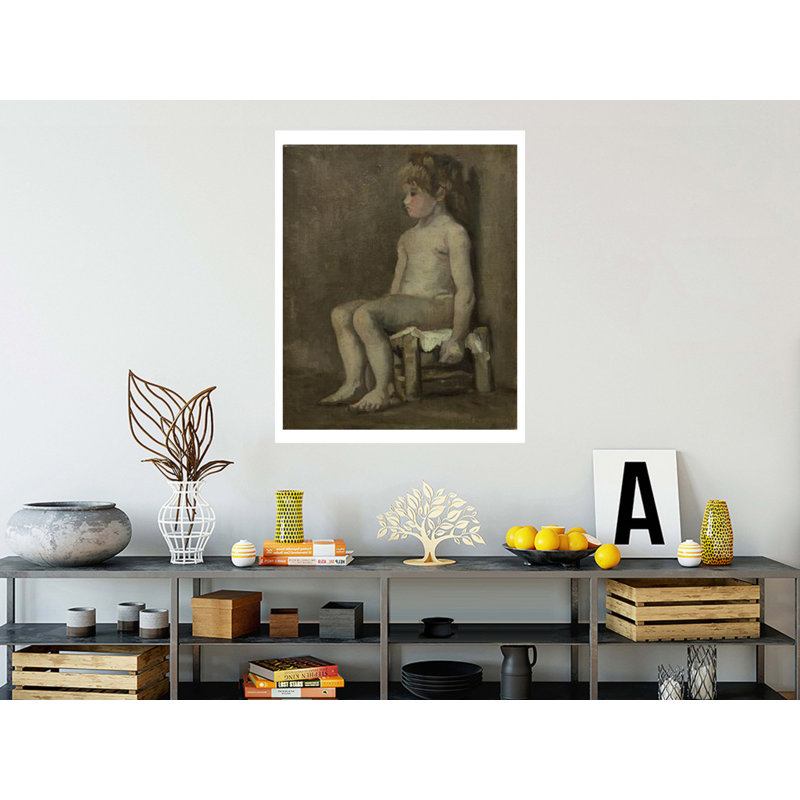 «Nude Girl» par Vincent van Gogh - Impression sur giclée, H 40 po x l 32 po