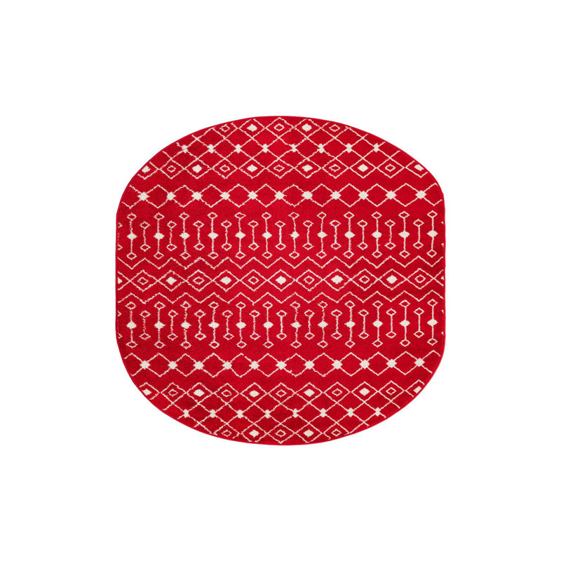 Tapis d'intérieur Somerville, Red, Oval 4' x 6'